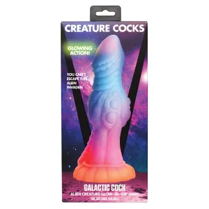 CREATURE COCKS GALACTIC COCK ALIEN GLOW IN THE DARK DILDO