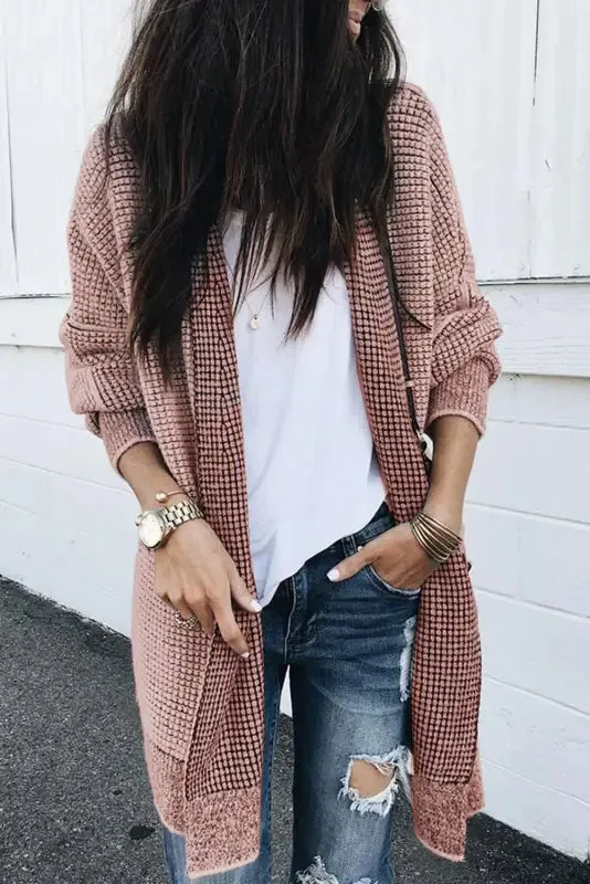 fashionsarah Gray and White Duster Cardigan