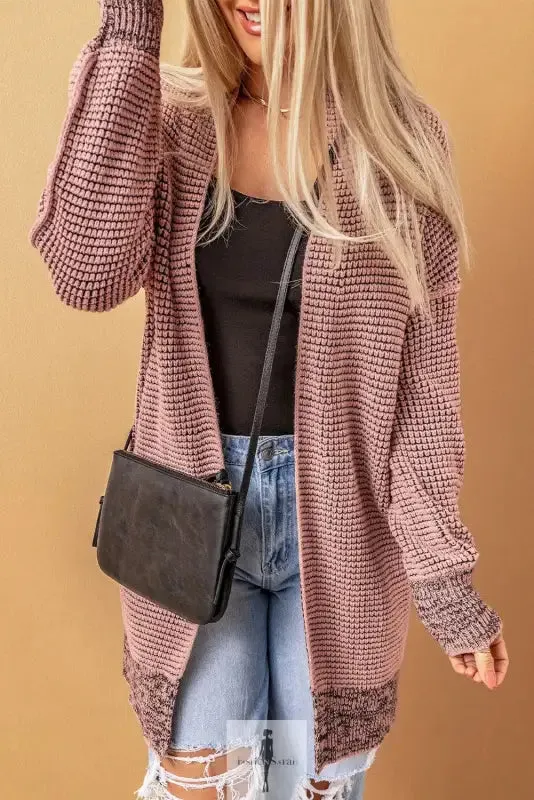 fashionsarah Gray and White Duster Cardigan