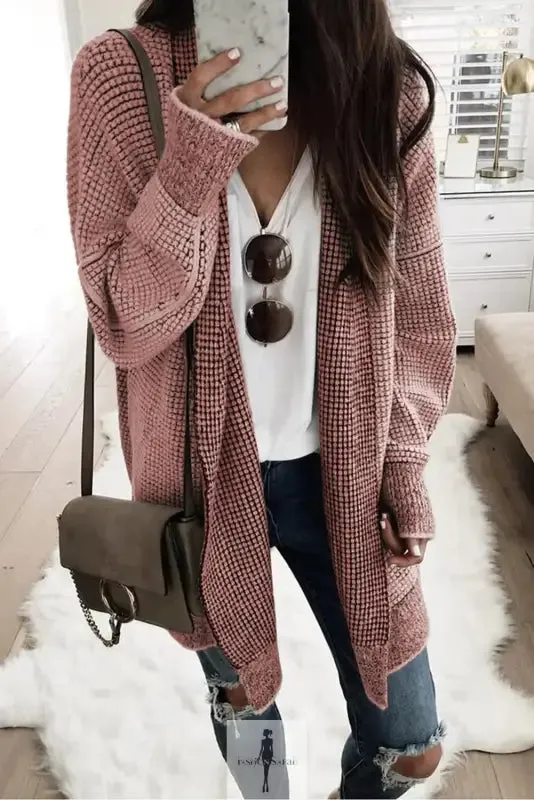 fashionsarah Gray and White Duster Cardigan