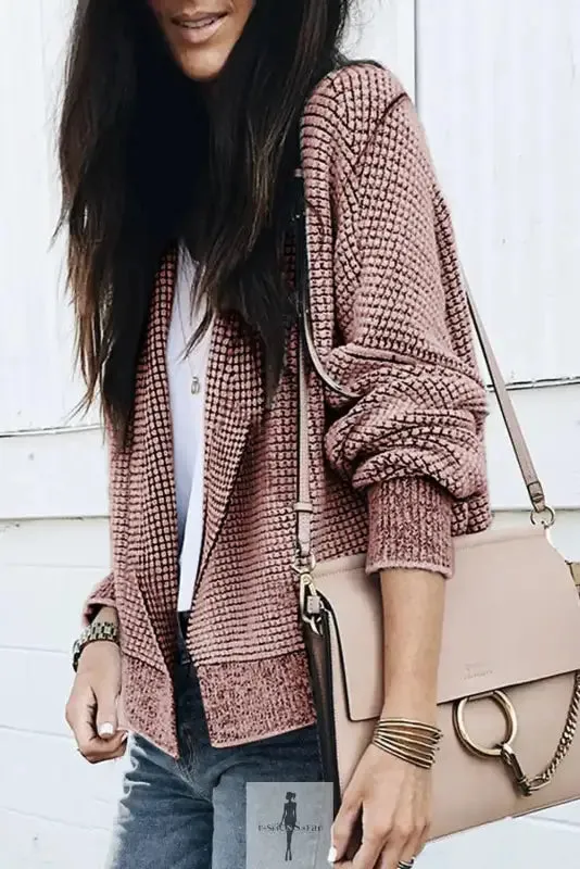 fashionsarah Gray and White Duster Cardigan
