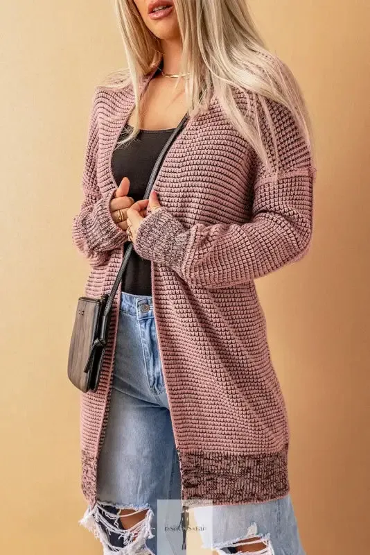 fashionsarah Gray and White Duster Cardigan