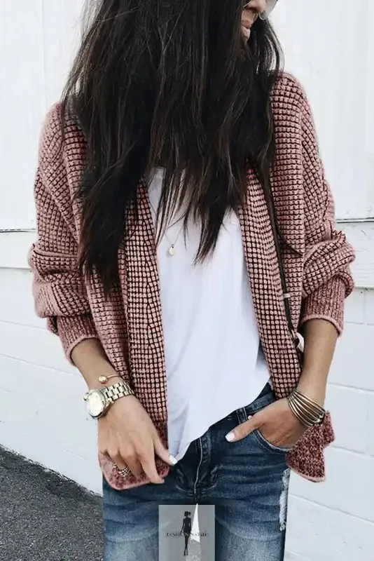 fashionsarah Gray and White Duster Cardigan