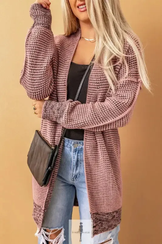fashionsarah Gray and White Duster Cardigan