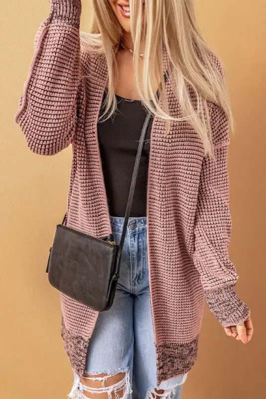 fashionsarah Gray and White Duster Cardigan