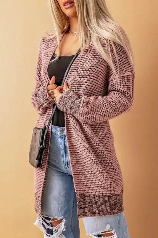 fashionsarah Gray and White Duster Cardigan