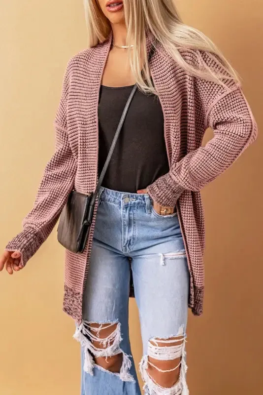 fashionsarah Gray and White Duster Cardigan