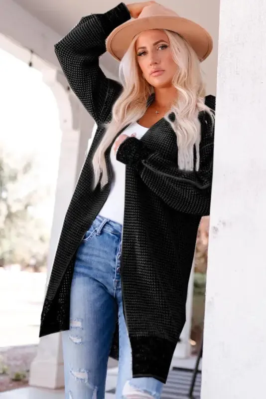 fashionsarah Gray and White Duster Cardigan