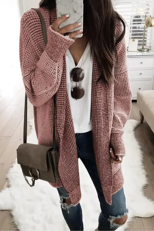 fashionsarah Gray and White Duster Cardigan
