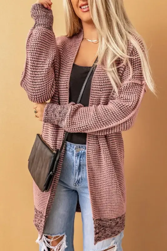 fashionsarah Gray and White Duster Cardigan
