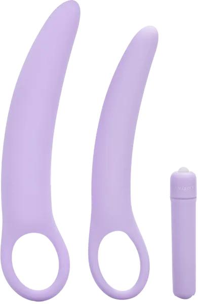 Isabelle Set Of 2 Vibrating Silicone Dilators Vibrator Sex Toy