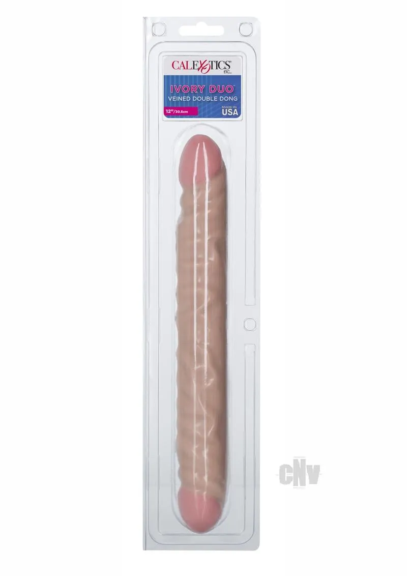 Ivory Duo 12veined Dbl Dong