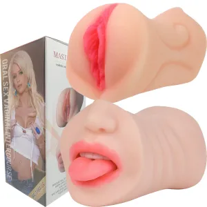 Libra Double Ended Male Masturbator Vagina Oral Sex Stroker Pocket Pussy