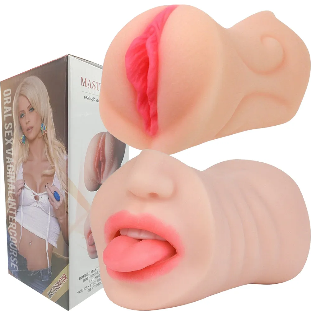Libra Double Ended Male Masturbator Vagina Oral Sex Stroker Pocket Pussy