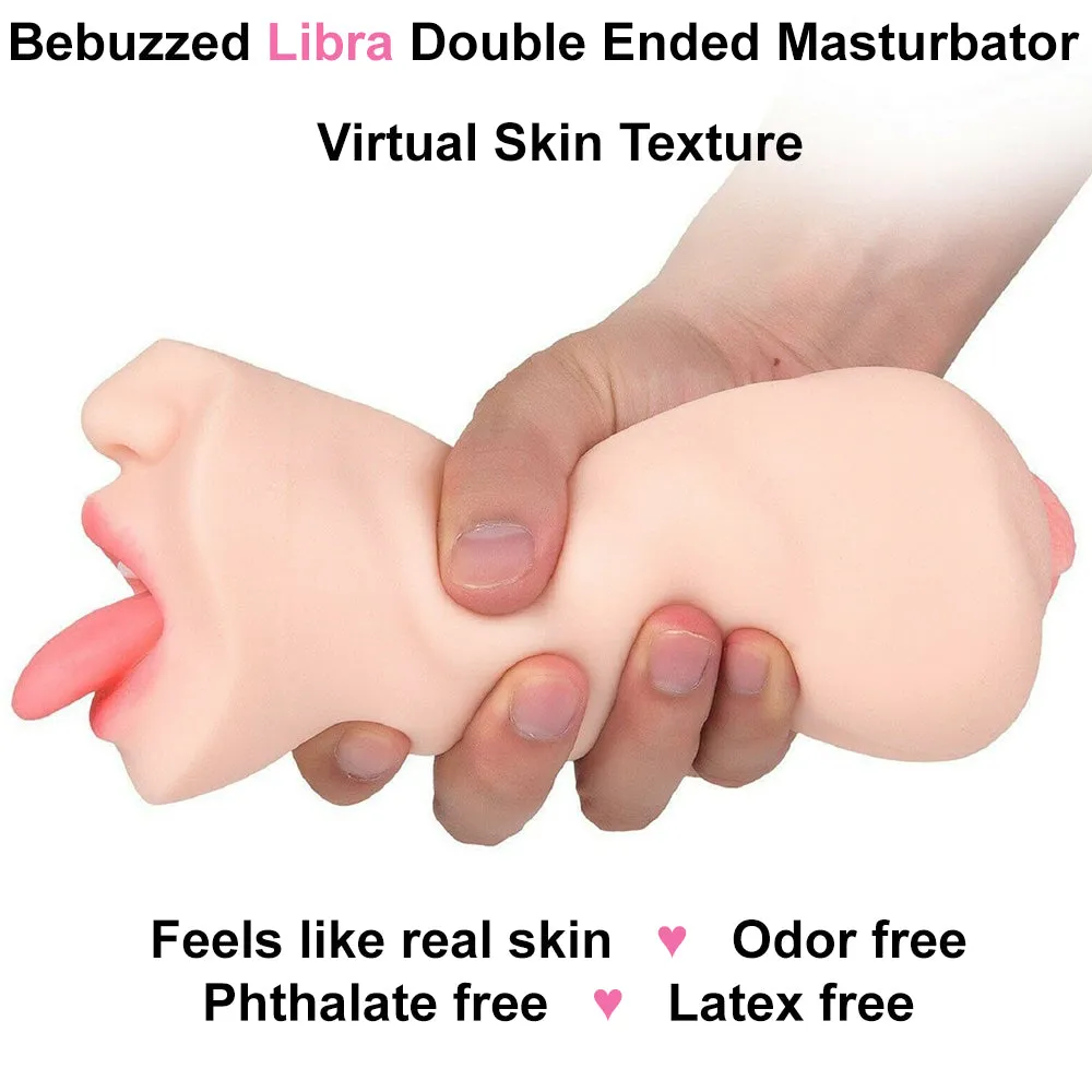 Libra Double Ended Male Masturbator Vagina Oral Sex Stroker Pocket Pussy
