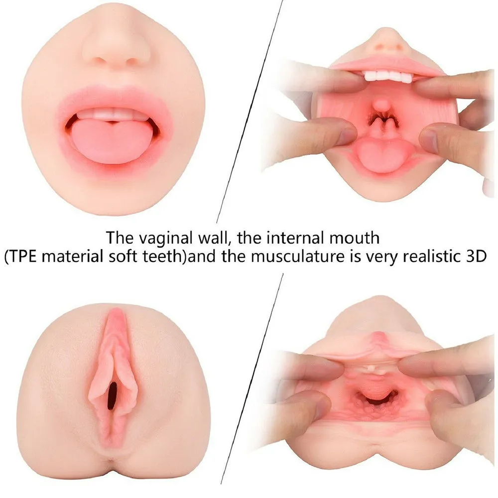 Libra Double Ended Male Masturbator Vagina Oral Sex Stroker Pocket Pussy