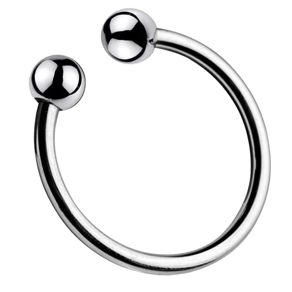 Metal Stainless Steel Penis Delay Cock Ring Men Erection Aid Couples Sex Toy
