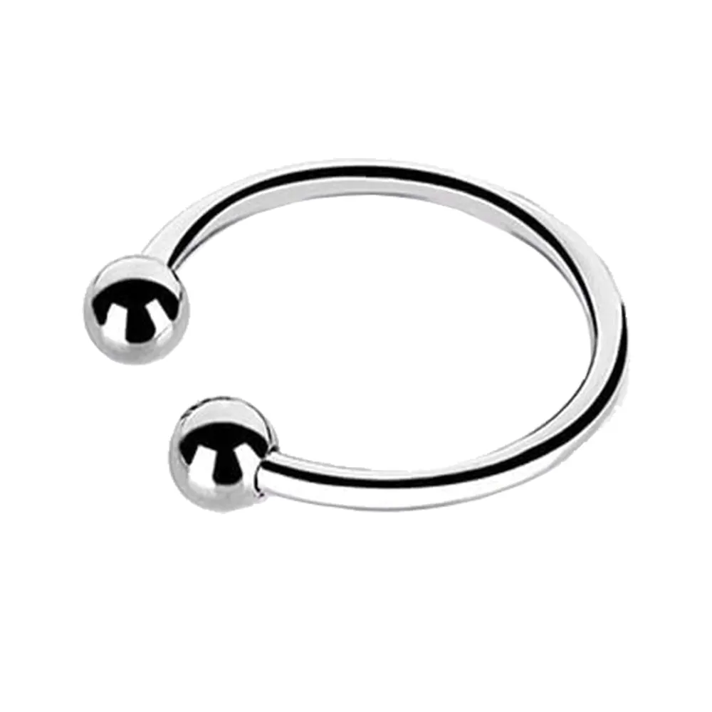 Metal Stainless Steel Penis Delay Cock Ring Men Erection Aid Couples Sex Toy