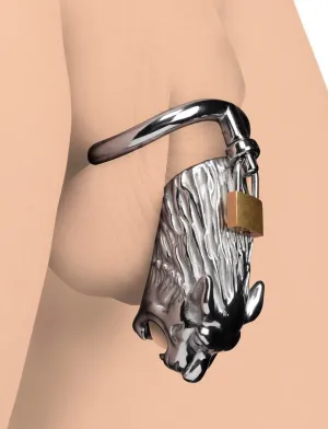 Ms Tiger King Locking Chastity Cage