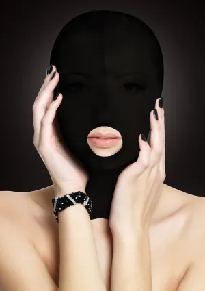 Ouch! BDSM Submission Mask Bondage Black