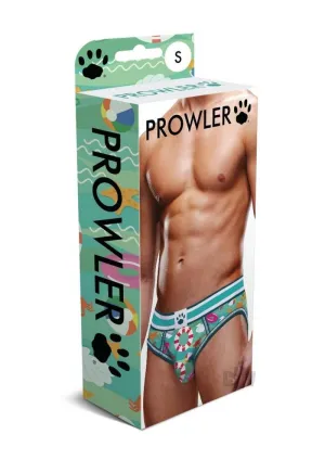 Prowler Beach Brief Md Aqua Ss22