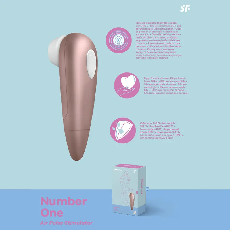 Satisfyer Number 1 Air Pulse Clitoral Stimulator One Clit Sucker