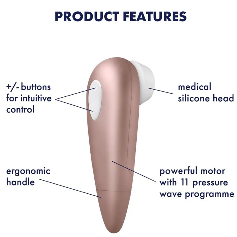 Satisfyer Number 1 Air Pulse Clitoral Stimulator One Clit Sucker