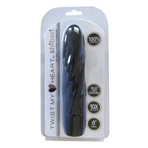 Shibari Twist My Heart 10X Multi-Pulsations Vibrator 6in Black